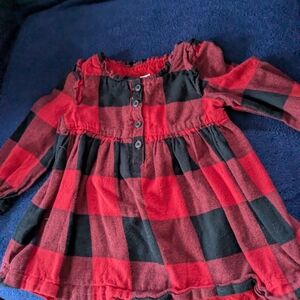 😍$10 WHEN BUNDLED😍 GAP Red and Black Checkered Dress